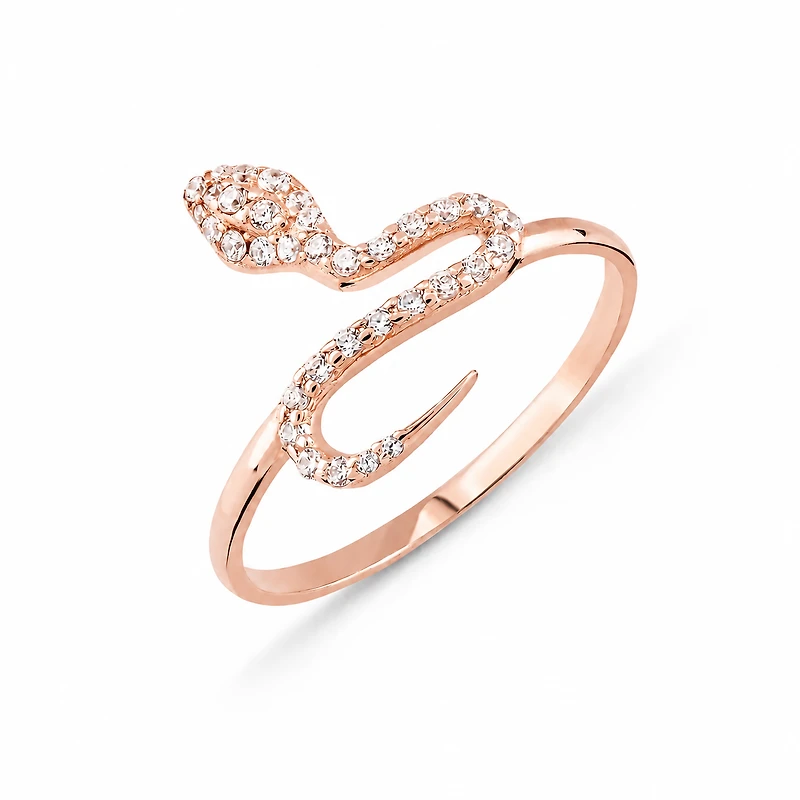 Diamond Snake Ring