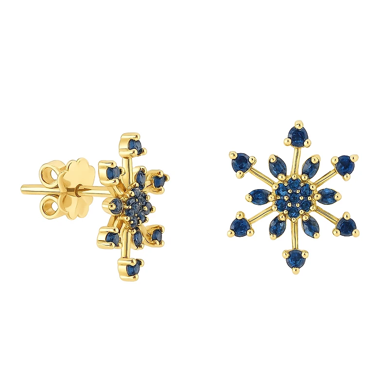 Lily Blue Diamond Earrings