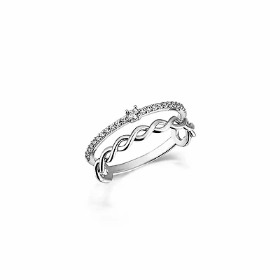 Diamond Twist Ring