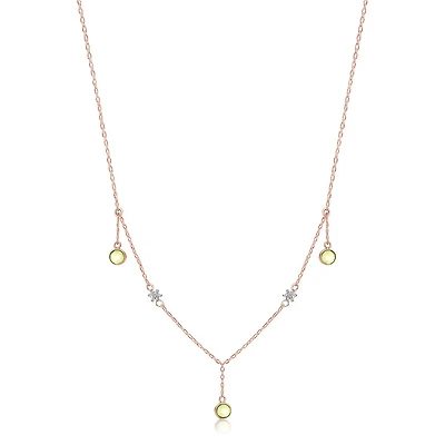 Green Cocktail Necklace