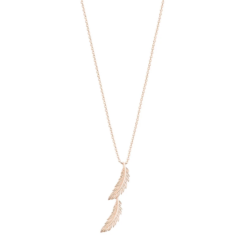 Double Feather Pendant