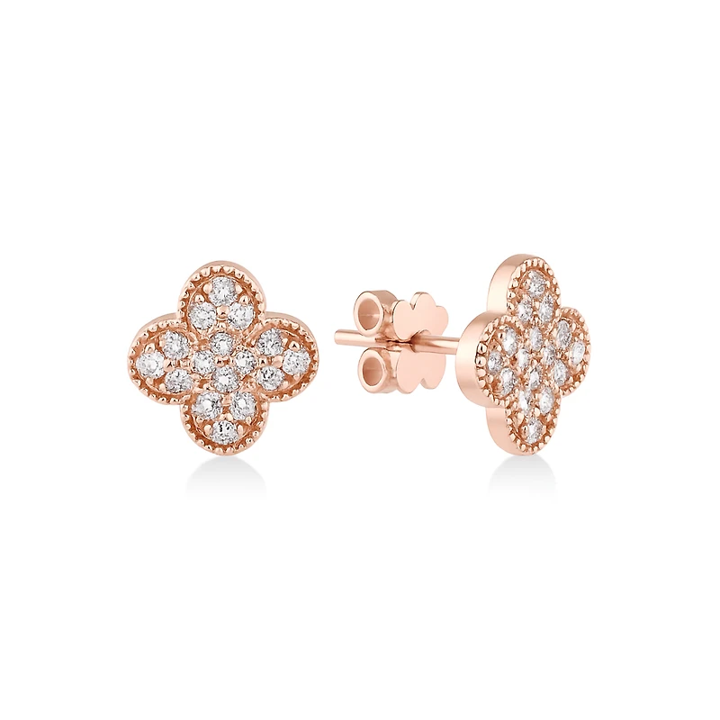 Gleaming Shamrock Earring