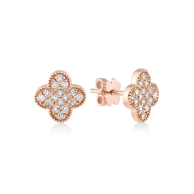 Gleaming Shamrock Earring