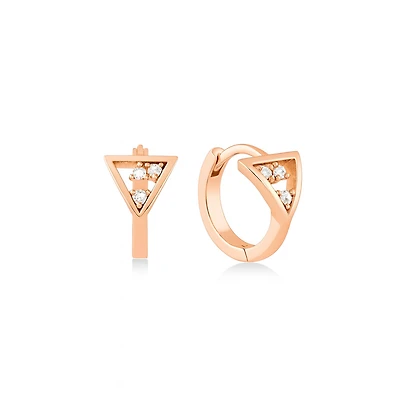 Starlight Triangle Earrings