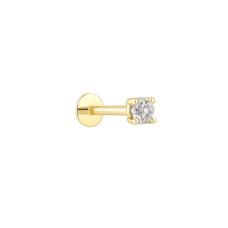 Oval Cut Diamond Piercing -Single