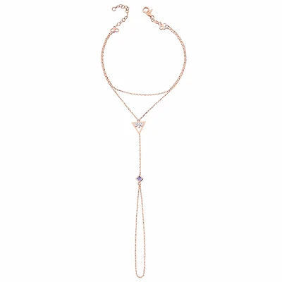 Geo Diamond Hand Chain