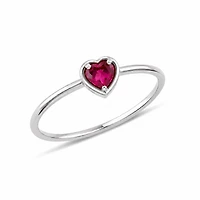 Ruby Heart Ring