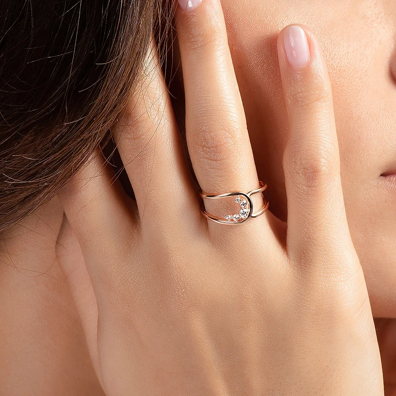 Shiny Hug Ring