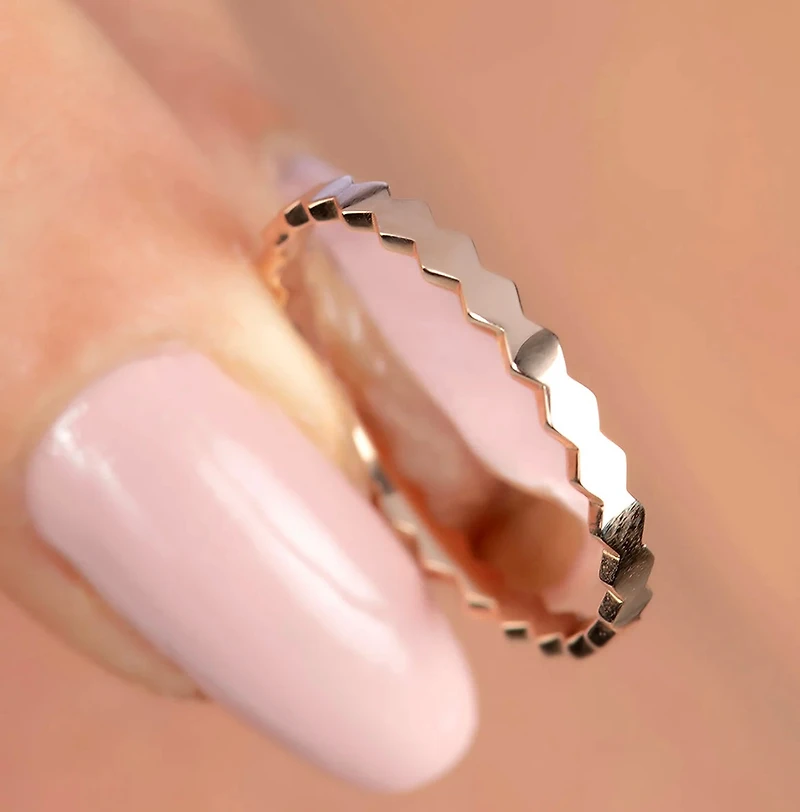Wave Stacker Ring