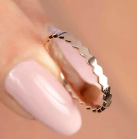 Wave Stacker Ring