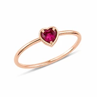 Ruby Heart Ring