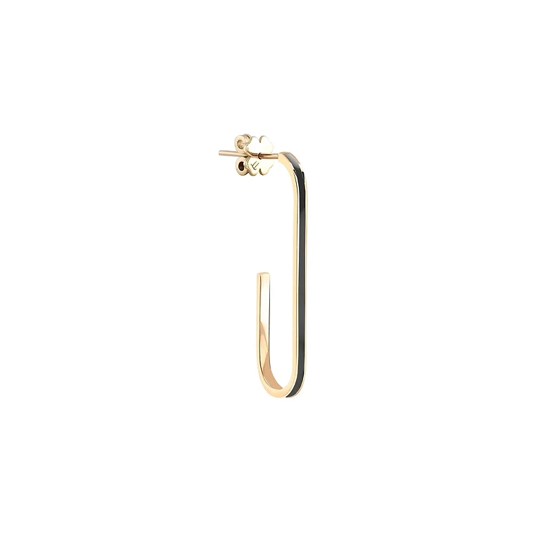 Medium Infinity Oval Earrings