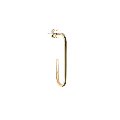 Medium Infinity Oval Earrings