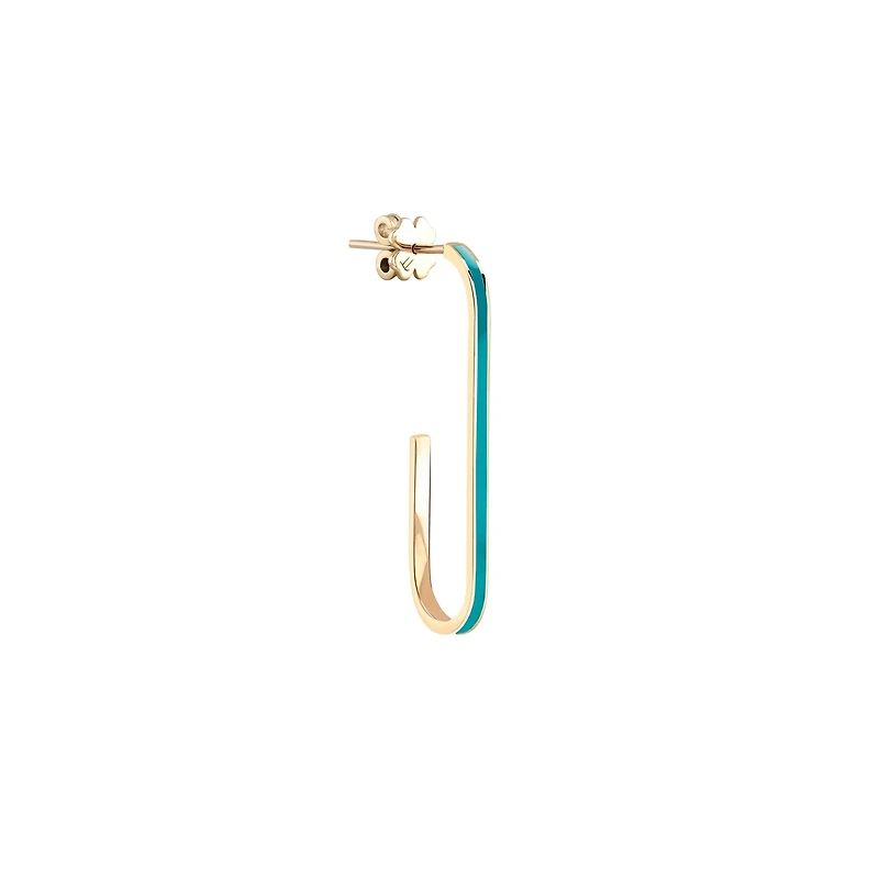 Medium Infinity Oval Earrings