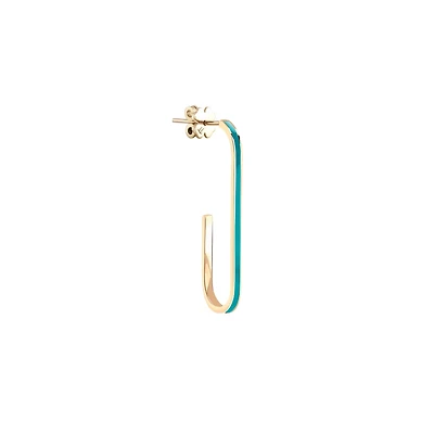 Medium Infinity Oval Earrings