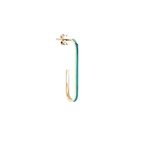 Medium Infinity Oval Earrings