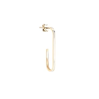 Medium Infinity Oval Earrings