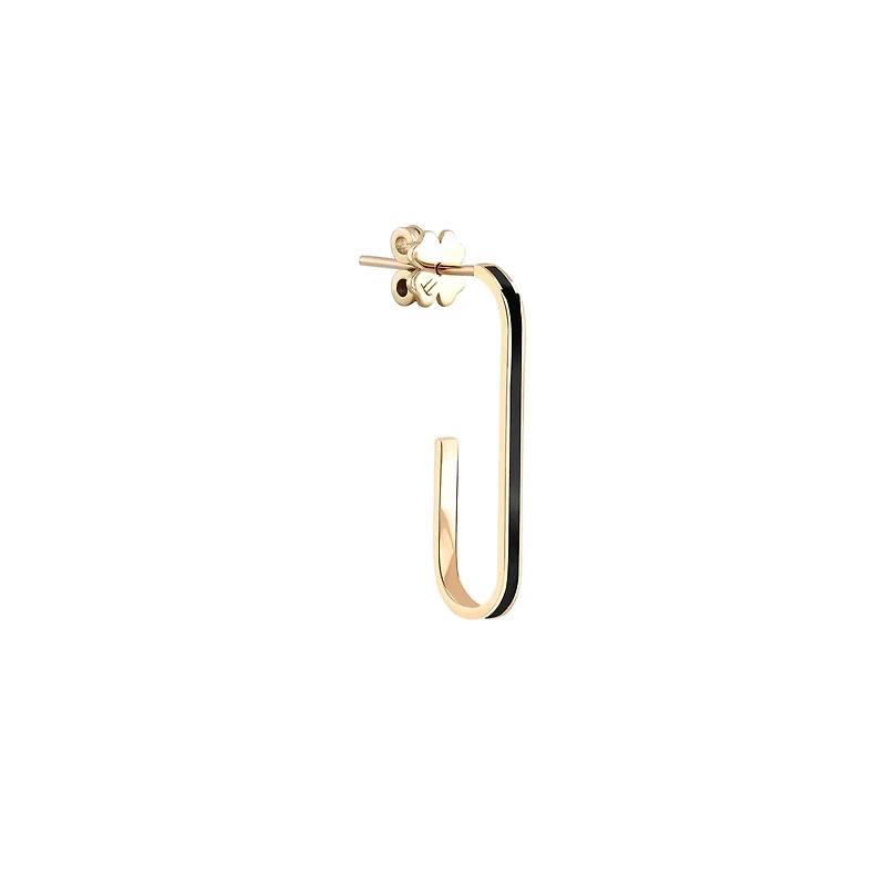 Small Infinity Oval Earrings