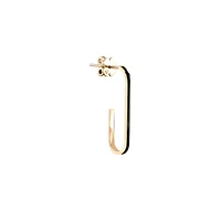 Small Infinity Oval Earrings