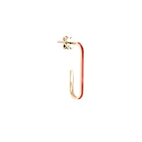 Small Infinity Oval Earrings