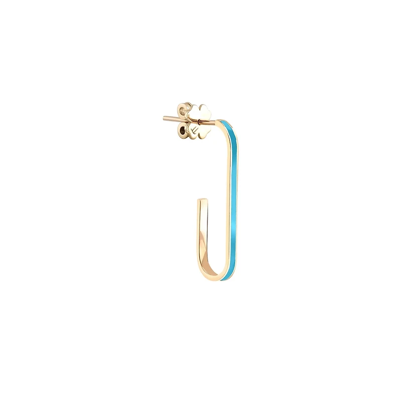 Small Infinity Oval Earrings