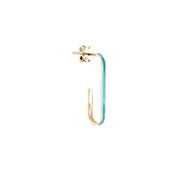 Small Infinity Oval Earrings