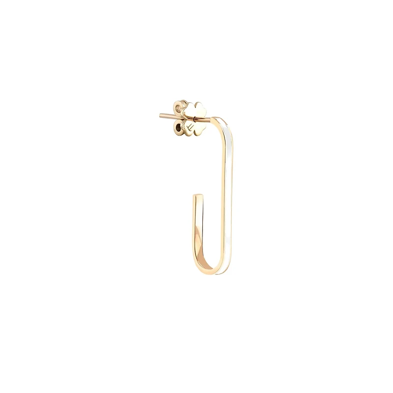 Small Infinity Oval Earrings