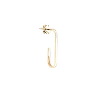 Small Infinity Oval Earrings