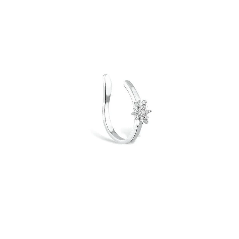 Shining Sun Earring Cuff - Piercing -Single