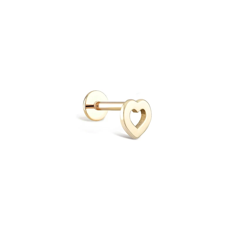 Nested Heart Piercing -Single