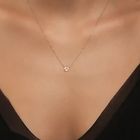 Opal Triangle Necklace