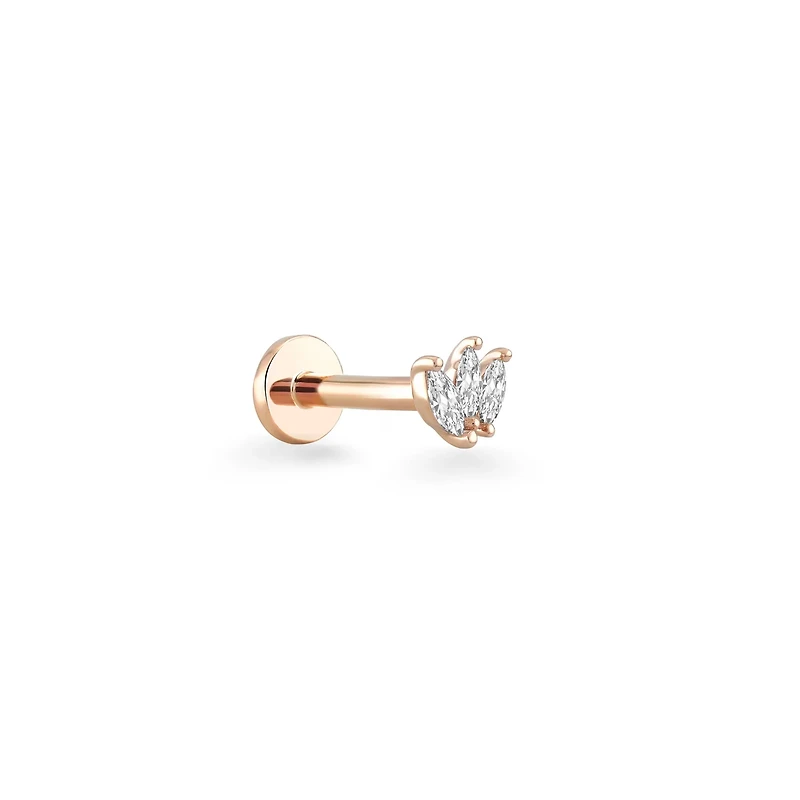 Triple Marquise Piercing -Single