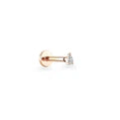 Dainty Drop Diamond  Piercing -Single