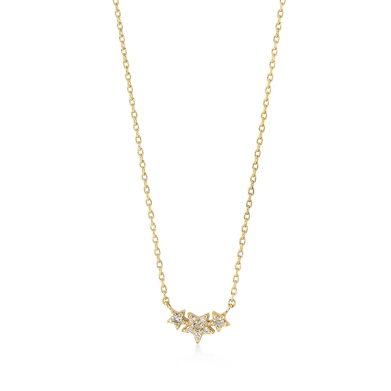 Trio Star Necklace