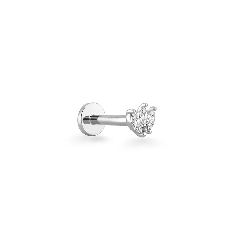 Triple Marquise Piercing -Single
