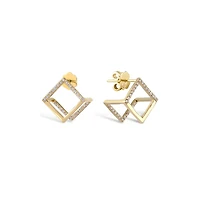Geo Cube Earrings