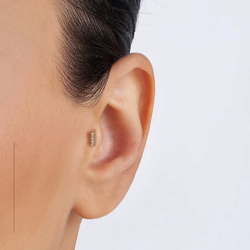 Linear Elegance Piercing -Single