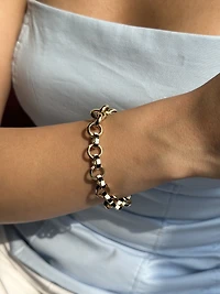 Enamel link Bracelet