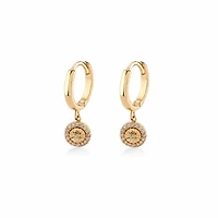 Sunray Hoop Earrings