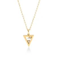 Starlight Triangle Necklace