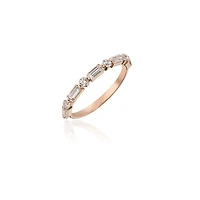 Baguette n Round Ring