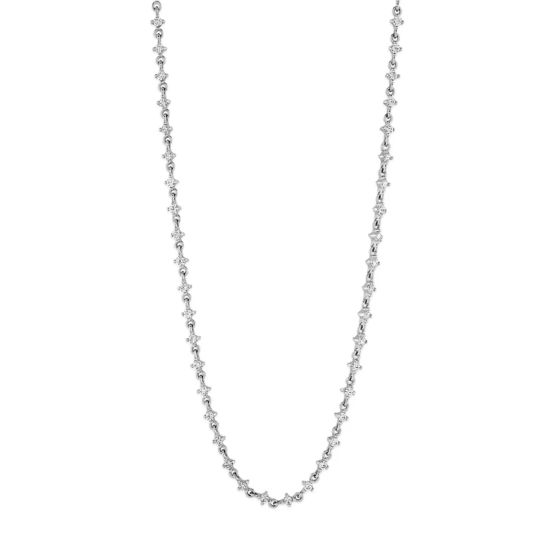 Diamond Station Necklace