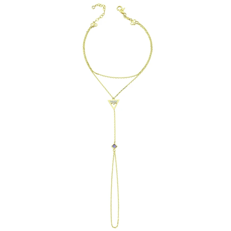 Geo Diamond Hand Chain