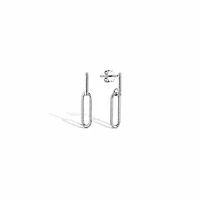 Link Drop Stud Earrings