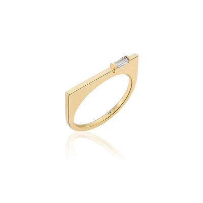 Baguette on Edge Ring