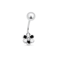 B&W flower Piercing