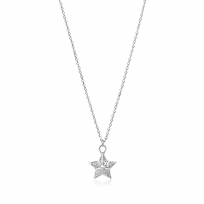 Pavé Star Charm Necklace