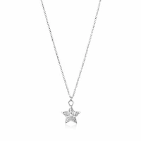 Pavé Star Charm Necklace