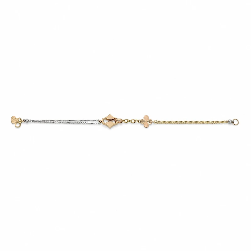 Trinity Harmony 18K Gold Bracelet