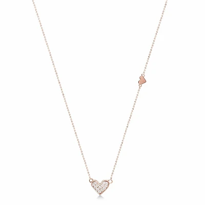 Shiny Inside Heart Necklace